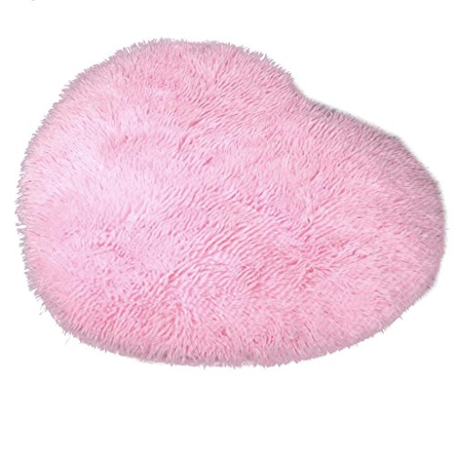 Tapis souple de dortoir en forme de coeur