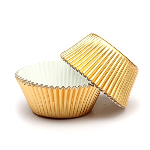 50 pcs or papier gobelet de gateau petit gateau...