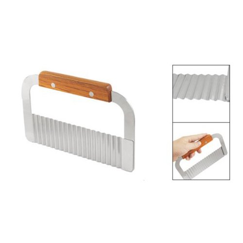 Couteau de cuisine ondule en acier inoxydable p...