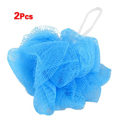 2 x boule d'eponge de douche en maille doux pou...