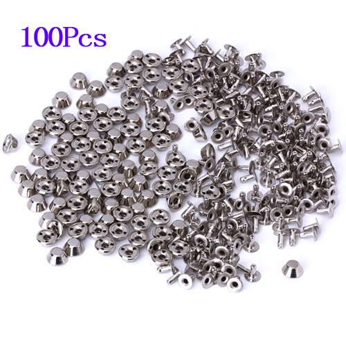 100pcs double snap cap rivet goujons nailhead b...