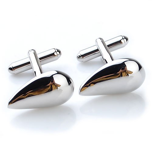 Homme boutons de manchette en acier inoxydable ...