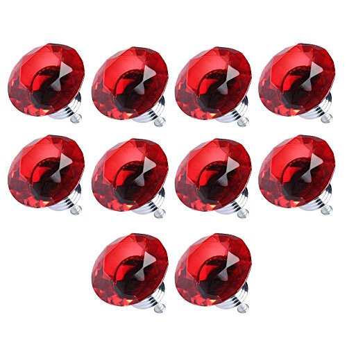 10pcs forme de cristal de diamant de verre tiro...