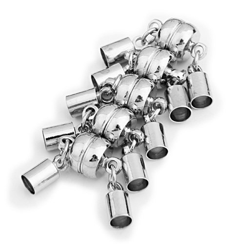 5x fermoirs de bracelet collier aimant 8x4mm en...