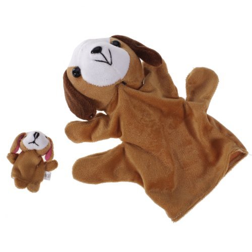 Chien cafe marionnette a doigt et marionnette a main 0888309530066 Dcolor