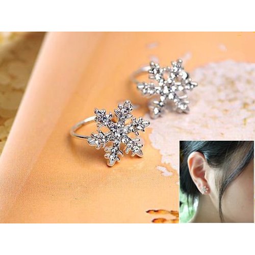 Une paire de boucles d'oreilles design de floco...