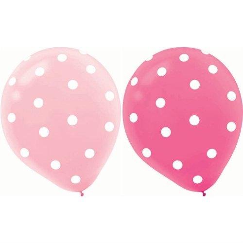 20 x ballons 10 en rose clair et 10 en rose fon...