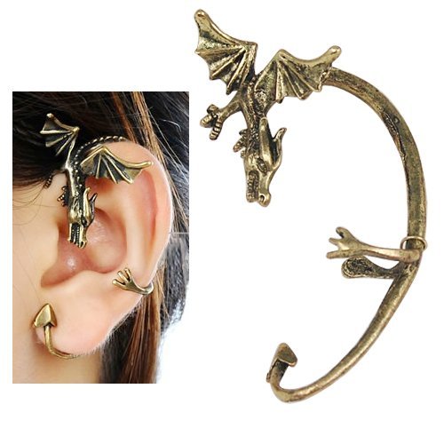 Crochet d'oreille/manchette d'oreille antique e...