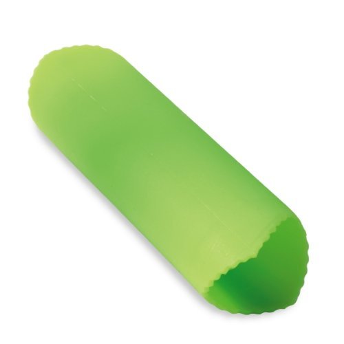 Vert silicone epluche ail en silicone 13 x 4 cm...