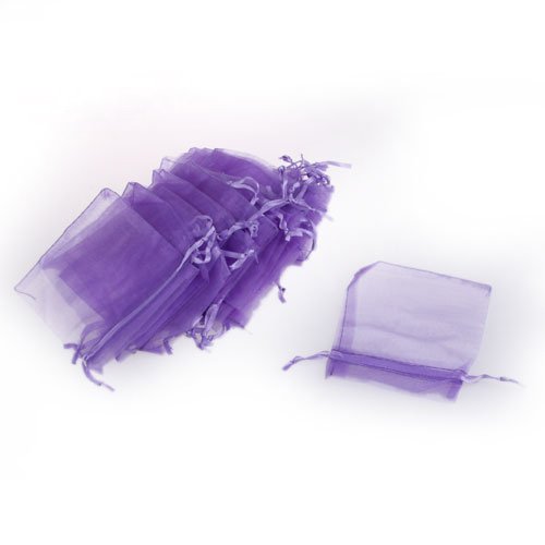 30x pochette sachet sac organza violet mariage ...