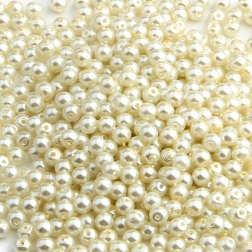 500x perles boules spacer en verre glass rond 4...