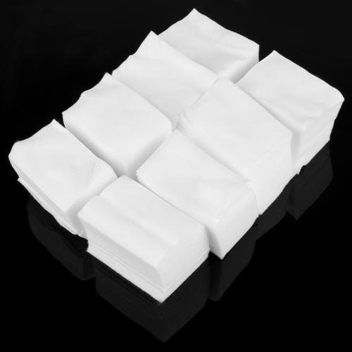 900pcs 6x4cm carré cellulose en coton pour nail art ongle maquillage jetable non-réutilisable 0889081048817 HONEARN
