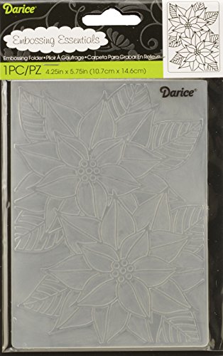 Matrice de gaufrage mosaïque poinsettia - chemi...