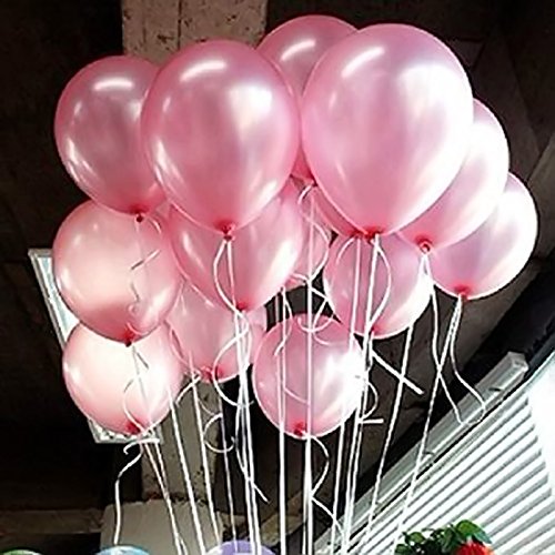 Seguryy Sachet De 100 Ballons Nacrés Perle Late...