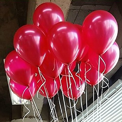 Seguryy Sachet De 100 Ballons Nacrés Perle Late...