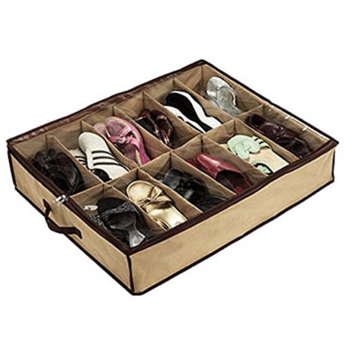 12 Paires Boîte de Rangement chaussures