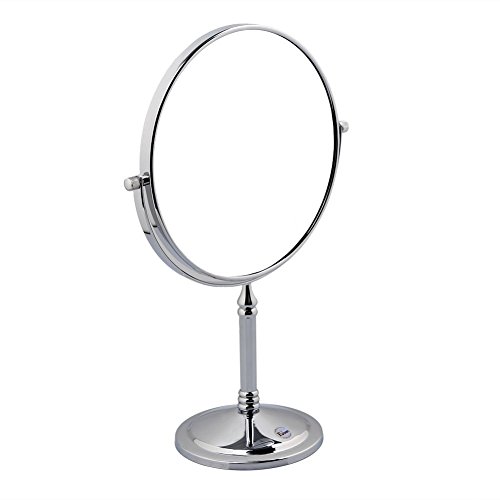 Miroir de maquillage chromée sur pied mirror re...