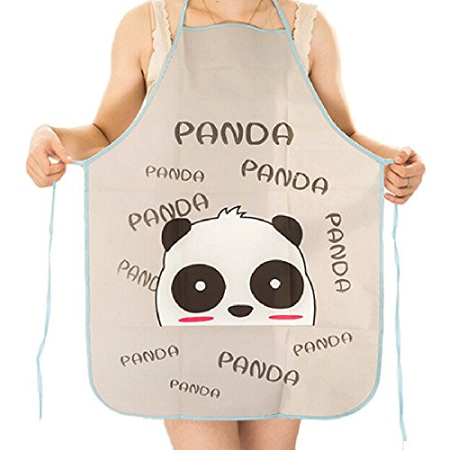 Cute Tablier de cuisine imprimé panda pour femme