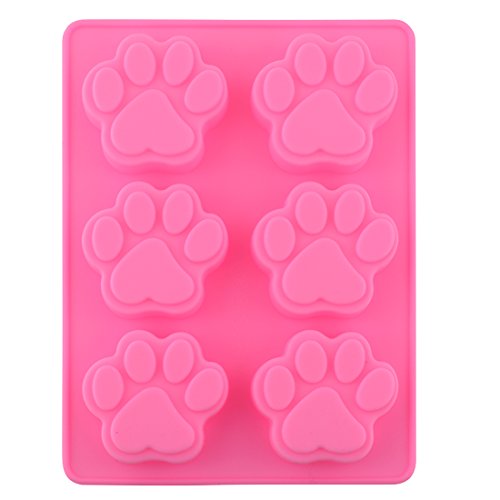 Belle douce multifonction Dog Paw Silicone Mold...