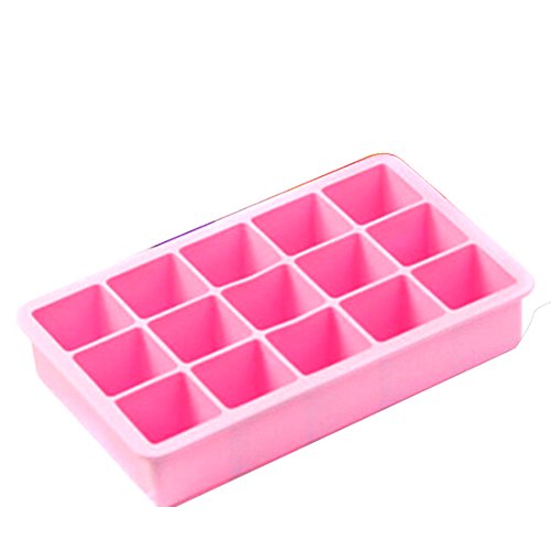 15 Ice Cubes Cube Pudding Plateau Jelly silicon...