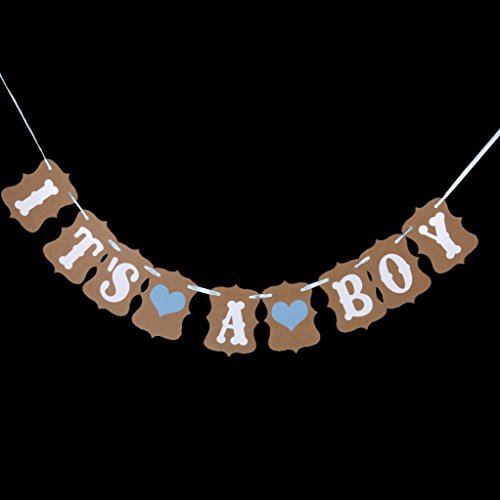 IT'S A BOY Guirlande Bannière Banderole Décorat...