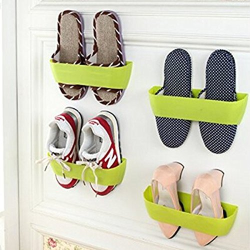 Lot de 4 rangements à chaussures à fixer sur le...