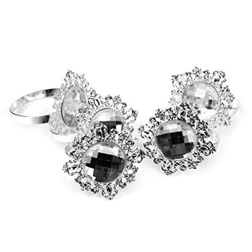 Lot de 12 ronds de serviette pour mariage/banqu...