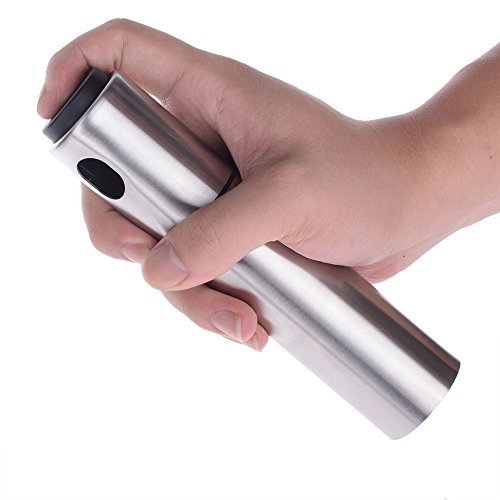 Vaporisateur en acier inoxydable, bouteille de pulvérisateur pour huile d'olive vinaigre bbq, pompe de pulvérisation, outil de cuisine, spray,argent 0889743109733 Minkle