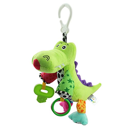 Wingingkids Bébé Poussette Jouet avec musique pour bébé 0-3 ans développement jouet à suspendre Multi Fonctions Dinosaure 0889743541717 (0889743541717)