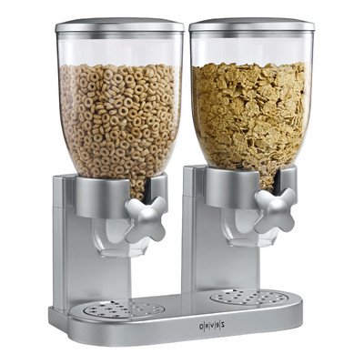 ZEVRO Indispensable Dry Food Dispenser, Double ...