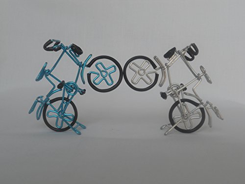 NandicoIndia Fil pour vélo Modèle Home Decor-porte Fabriqué à la main cadeau idéal pour les amoureux du Cycle, un ensemble de deux Cycles code EAN 0980000000944 