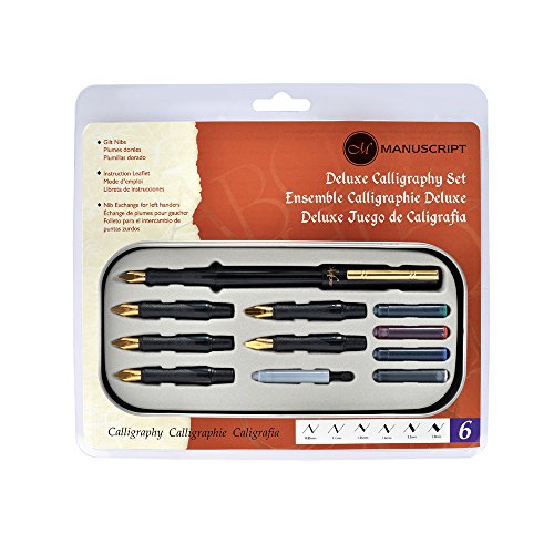 Coffret de calligraphie 6 plumes