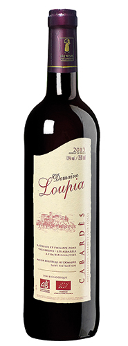 DOMAINE LOUPIA AOC DOMAINE LOUPIA CABARDÈS ROUGE 2022 BIO “CUVÉE JULIE” code EAN 1003526 