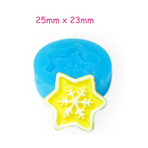 Moule Silicone pour FIMO - Flocon de Neige