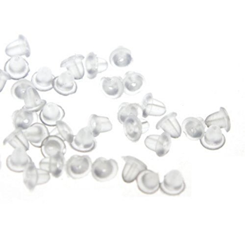 LOT DE 200 FERMOIRS EMBOUTS PLASTIQUE BOUCLES D...