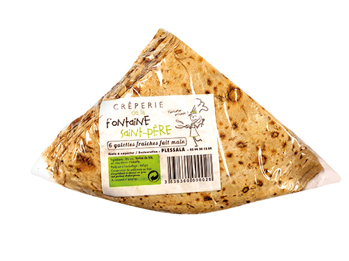  6 GALETTES FRAÎCHES code EAN 1034697 