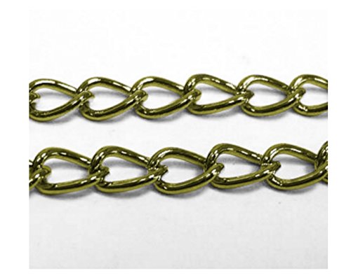 2 Mètres DE CHAINE METAL BRONZE TRES FINE 5 X 3...