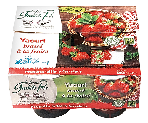 LA FERME DES GRANDS PRÉS YAOURT FERMIER NATURE code EAN 1047854 