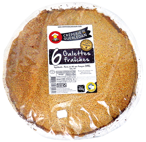  6 GALETTES FRAÎCHES code EAN 1065987 