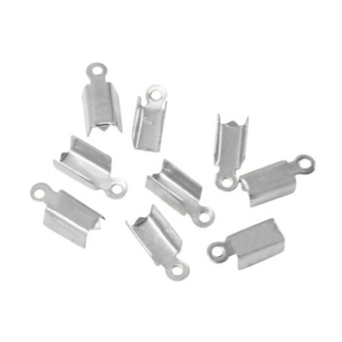 LOT DE 100 EMBOUTS CACHE NOEUDS A ECRASER METAL...