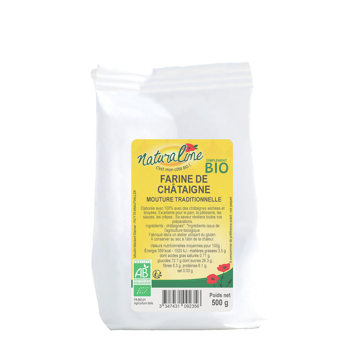 FARINE DE CHÂTAIGNE BIO