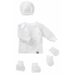 BEBE9 CREATION Lot maternité maille blanc naissance code EAN 1116030 