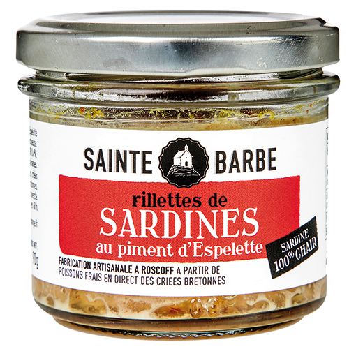 RILLETTES DE SARDINES AU PIMENT D’ESPELETTE