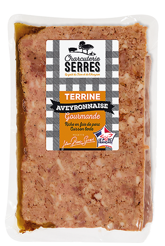CHARCUTERIE SERRES TERRINE AVEYRONNAISE code EAN 1165959 