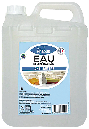  EAU DÉMINÉRALISÉE code EAN 1180883 