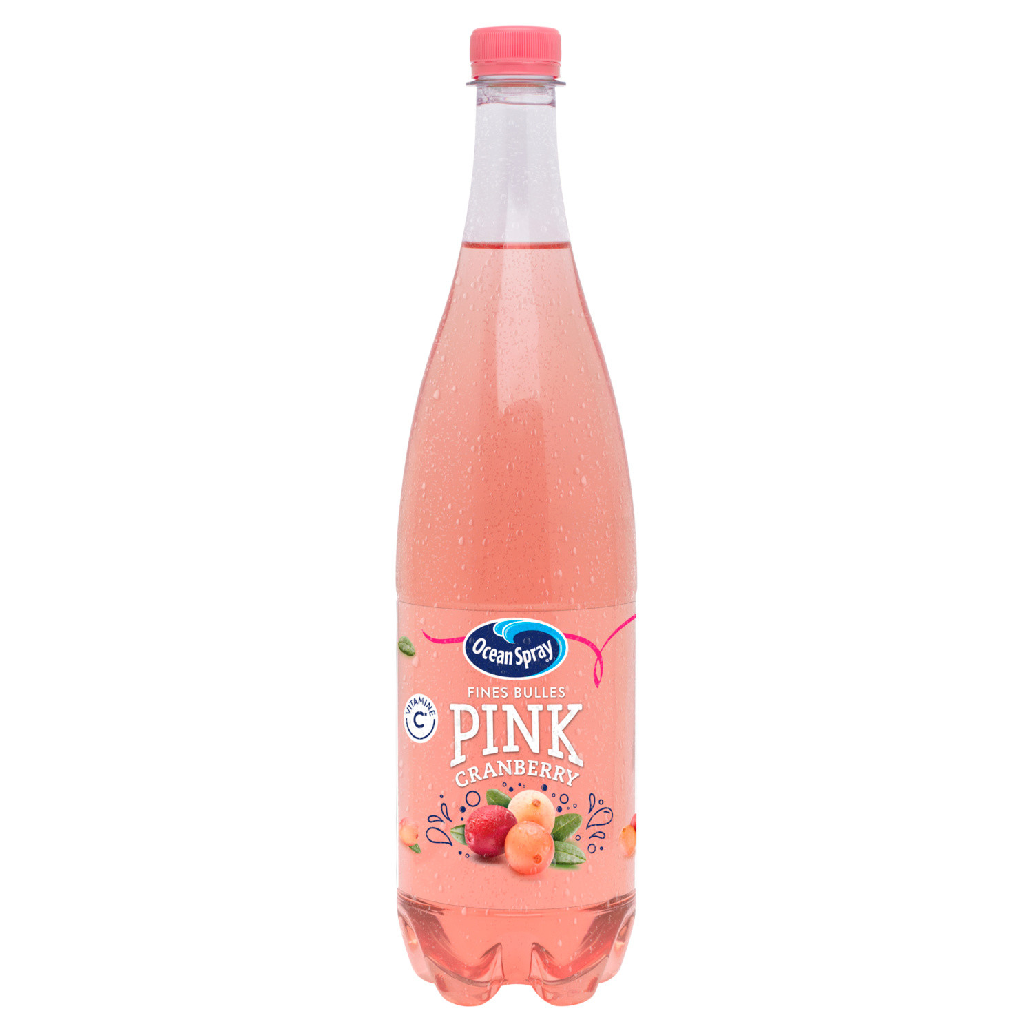 OCEAN SPRAY Boisson fines bulles Pink cranberry OCEAN SPRAY code EAN 1200101011779 