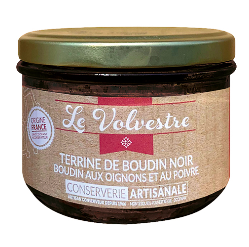LE VOLVESTRE TERRINE DE BOUDIN NOIR code EAN 1200458 