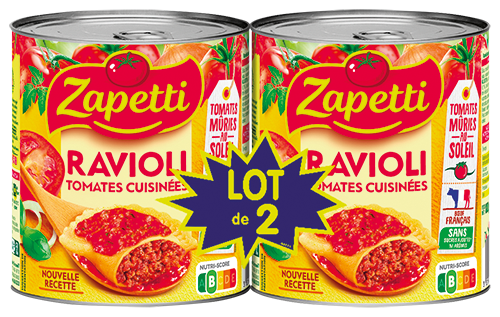 RAVIOLI TOMATES CUISINÉES