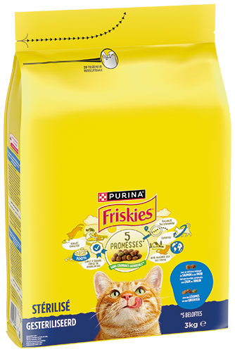 CROQUETTES POUR CHAT STÉRILISÉ FRISKIES