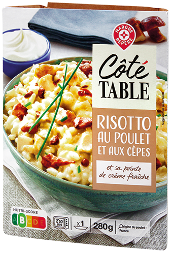 RISOTTO AU POULET ET AUX CÈPES